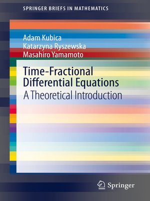 cover image of Time-Fractional Differential Equations